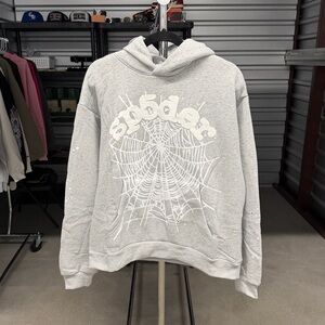 Spider Og Web Gray Mens/ Unisex Hoodie